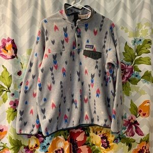 PATAGONIA // Wish Tails Synchilla Snapt Pullover L